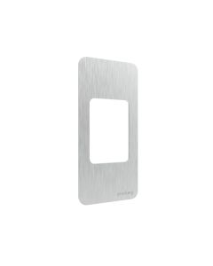 ekey dLine Dekorelement für Türgriff in Edelstahlgrau