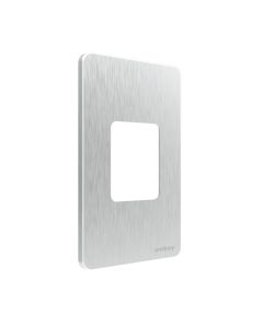 ekey dLine Dekorelement für Türblatt in Edelstahlgrau inkl. Adapter 4 mm