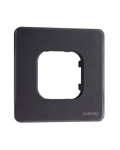 ekey xLine Rahmen aus Glas in Schwarz