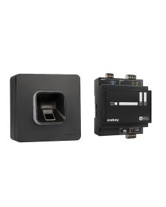 ekey xLine Fingerprintset für Aufputzmontage in Schwarz