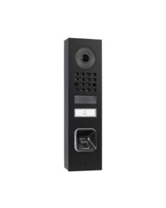 D1101FV DoorBird IP-Türsprechanlage Aufputz Graphitschwarz mit ekey sLine Fingerprint