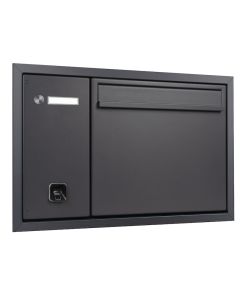 HELLO-Briefkasten Unterputz und ekey sLine Fingerprint