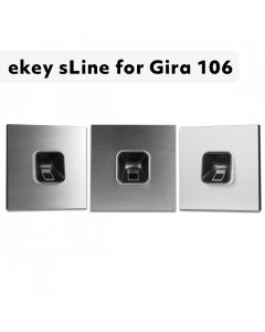 ekey sLine fingerprint scanner Gira 106