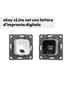 ekey xLine set con lettore d’impronta digitale da incasso senza cornice
