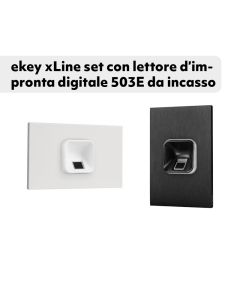 ekey xLine set con lettore d’impronta digitale da incasso 503E