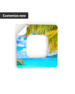 ekey xLine frame white incl. residue-free customized adhesive foil