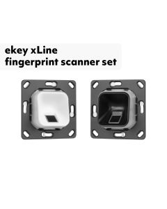 ekey xLine fingerprint scanner set flush-mounting installation, without frame