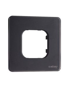 ekey xLine Rahmen aus Glas in Schwarz