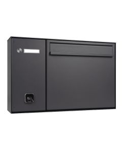 HELLO-Briefkasten Aufputz und ekey sLine Fingerprint