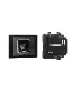 ekey sLine Fingerprintset in Schwarz für Busch-Jaeger Busch-Welcome®