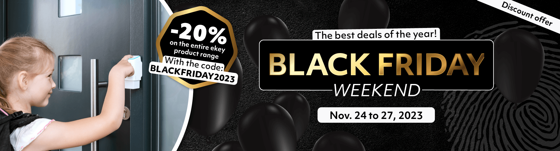 Black Friday deals for ekey fingerprint scanners ekey Europe's No