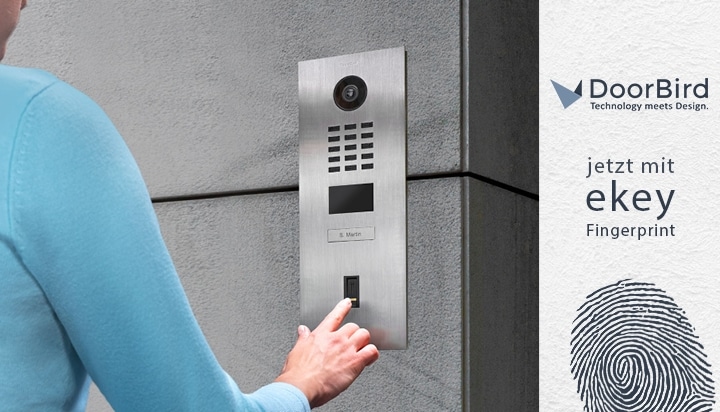 New DoorBird door station with ekey fingerprint scanner - ekey - Europe's  No. 1 for fingerprint access solutions